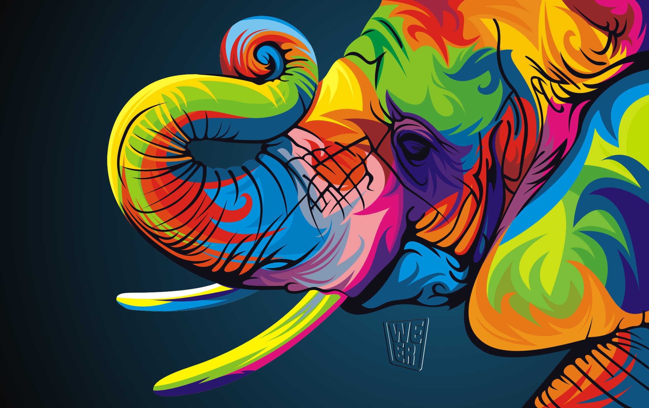 Colorful vector animals by Wahyu Romdhoni | Art-Spire